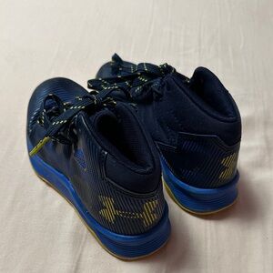 Under Armour Curry 2.5 Dub Nation Blue and Yellow Boys Shoes